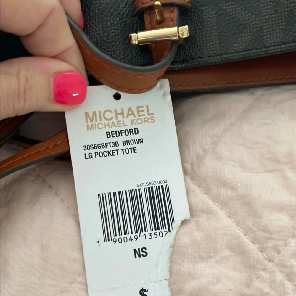 Michael Kors Brown Tote Bag